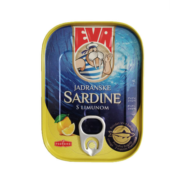Sardina s limunom, Sardinen mit Zitrone, Limun, Sardela, Eva riba