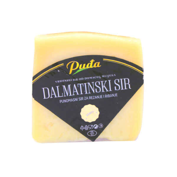 dalmatinski sir, Puđa sir, sir iz Hrvatske